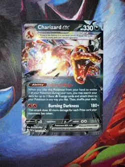 Charizard ex 054/091 - Jumbo Lenticular Exclusive Promo SVP196 - Pokemon TCG - Image 1