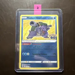 2022 Pokemon GO Radiant Blastoise - 018/078 - Image 1
