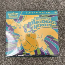 Pokemon TCG: Mega Evolutions Ascended Heroes ETB Elite Trainer Box New - Image 1