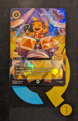 Lilo - Rock Star 223/204 Enchanted Disney Lorcana Winterspell EN - 11 - Image 1