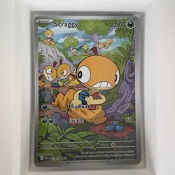 Scraggy - 138/086 - SV: White Flare NM Pokemon Card - Image 1