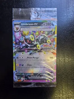 Umbreon EX 060/131 Prismatic Evolutions Stamped Promo Pokemon Card - NM SEALED - Image 1