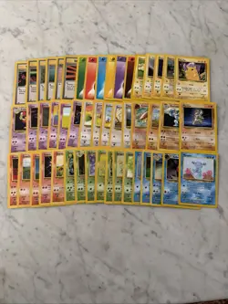 Pokemon Card Lot 1999 WOTC 50 Different Cards All NM, Never Played - Image 1