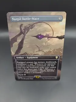 MTG LOTR Nazgul Battle Mace Borderless Non Foil Mint/Near Mint #0510 - Image 1