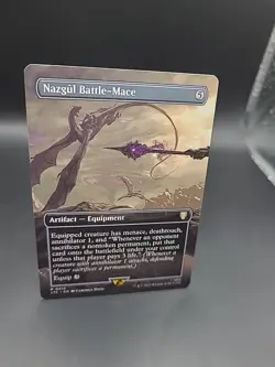 MTG LOTR Nazgul Battle Mace Borderless Non Foil Mint/Near Mint #0510 - Image 2