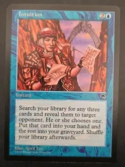 Intuition Tempest MTG Regular Lightly Played #4 - Image 1