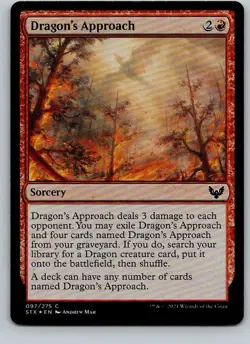 Dragon's Approach* | Strixhaven: School of Mages STX 97 | NM | MTG foil - Image 1