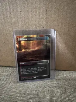 Magic The Gathering - Arid Mesa Land - Dragon Scale Foil [TDM] (0114) - Image 1