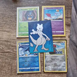 Pokemon Karrablast + 3 other cards 015/172 Brilliant Stars Reverse Holo Common - Image 1