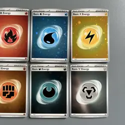 Cosmos Holo SVE Basic Energy Scarlet & Violet Complete Set Pokemon Cards - NM - Image 5