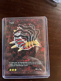 Tina (Giratina) 99/90 - Set Hit Holo - Pokedoodles Set 1 Fan Art- Pokemon - Image 1