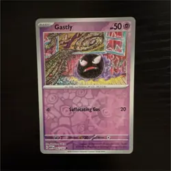 Pokemon Gastly 092/165 Sv: Scarlet & Violet 151 Reverse Holo Common 50HP - Image 1
