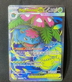 🌿 Pokemon TCG Mega Venusaur ex 155/132 ME01 Ultra Rare NM 🌿 - Image 1