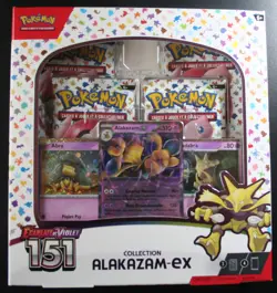 POKEMON Coffret 151 Ecarlate et Violet Collection ALAKAZAM-EX, neuf FR 820650556371 - Image 1