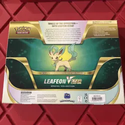 Pokemon TCG Leafeon Vstar Special Collection Box Sealed Evolving Skies Pack - Image 2