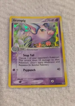 Pokemon Grumpig 30/106 EX Emerald Reverse Holo Stamped NM-MINT - Image 1