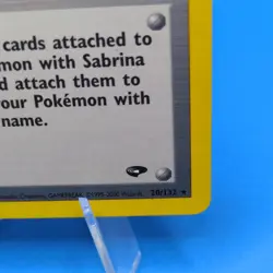 Pokemon Holo Sabrina 20/132 Gym Heroes WOTC 2000 1 Owner! No Gameplay!! - Image 5