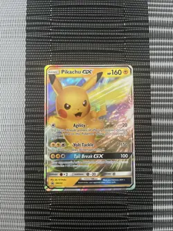 2019 Pokemon S&M Pikachu & Eevee Box BSP Black Star Promo Pikachu GX #SM232 - Image 1