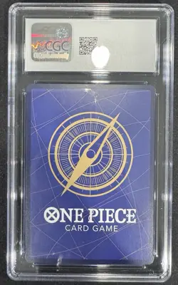 One Piece Monkey .D. Luffy P-037 1st Anniversary Stamped Promo CGC 10 GEM MINT - Image 2
