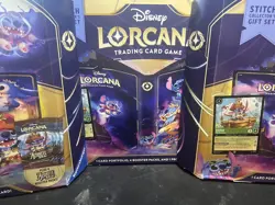 Disney Lorcana TCG Azurite Sea Stitch Collector's Gift Set LOT of 3x - Image 2