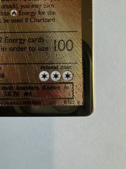 Pokemon CHARIZARD 4/102 - Celebrations UPC 25th Anniversary GOLD Metal Card - Image 5