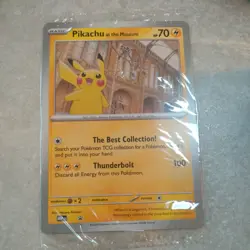Pokemon Tcg Pikachu At The Museum Promo Card English Oversize - Image 1
