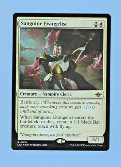 Sanguine Evangelist Prerelease Cards Foil - Image 1