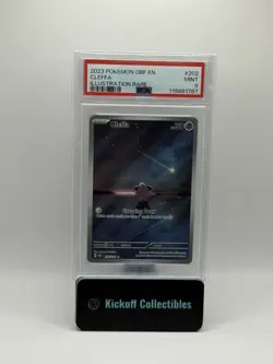 Pokemon TCG Cleffa Sv03: Obsidian Flames Illustration Rare Card 202/197 PSA 9 - Image 1