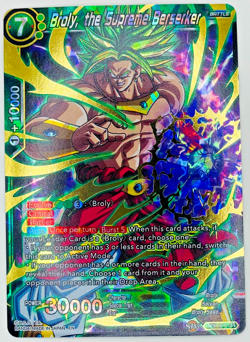 Broly the Supreme Berserker BT6-074 SR Dragon Ball Super Card Game | NM - Image 1