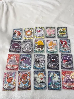 Topps Animated Pokemon 20 Card Lot Vintage- non foil - Image 3