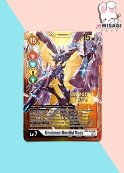 Digimon Trading Card Omnimon: Merciful Mode BT9-083 SR PROMO Karte 2023 Store - Image 1