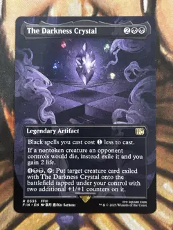 The Darkness Crystal (Borderless) MTG Final Fantasy Regular English - NM/M 🔥 - Image 1