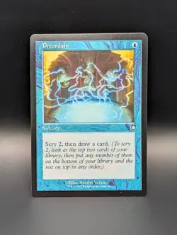 MTG - Preordain - RETRO FRAME - Sorcery - BRC #92 - Image 1