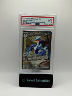 2023 POKEMON PAL EN-PALDEA EVOLVED SPECIAL ILLUSTRATION RARE QUAQUAVAL EX PSA 9 - Image 1