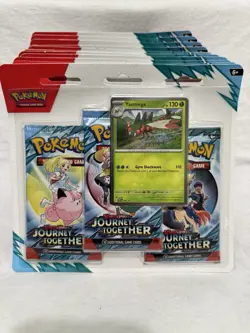 LOT OF 11 Pokemon Scarlet & Violet Journey Together Sealed Yanmega Scrafty Promo - Image 2