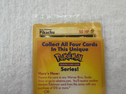 Pokemon The First Movie Pikachu WB Promo – Black Star – Factory Sealed - Mint - Image 2