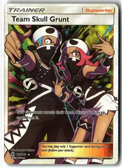 Team Skull Grunt ⭐ 149/149 Holo Rare Ultra Sun & Moon 2017 Pokemon NM - Image 1