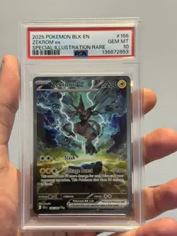 Pokemon TCG Zekrom ex 166/086 Special Illustration Rare Black Bolt PSA 10 - Image 1