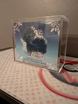 POKEMON CENTER SILVER TEMPEST ELITE TRAINER BOX SEALED - ACRYLIC CASE INCLUDED - Image 2