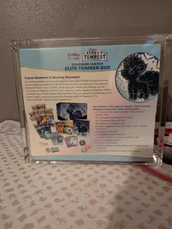 POKEMON CENTER SILVER TEMPEST ELITE TRAINER BOX SEALED - ACRYLIC CASE INCLUDED - Image 5