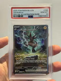 Pokemon TCG Zekrom ex 166/086 Special Illustration Rare Black Bolt PSA 10 - Image 1
