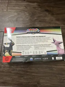 Pokemon TCG Prismatic Evolutions Premium Figure Collection Box - Small Dents/Rip - Image 2