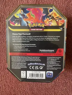 Mega Charizard Ex Tin - Mega Charizard X EX - Pokemon TCG Sealed - Image 3