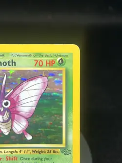 Pokemon TCG Venomoth 13/64 Jungle Holo Rare MP - Image 3