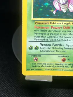 Pokemon TCG Venomoth 13/64 Jungle Holo Rare MP - Image 5