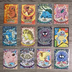Vintage Pokemon Topps Lot (12) Charmander, Bulbasaur, Squirtle + More - Image 1