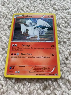Black & White Holo Rare Black Star Reshiram BW004 Pokemon Card 2011 NM/M. M - Image 1