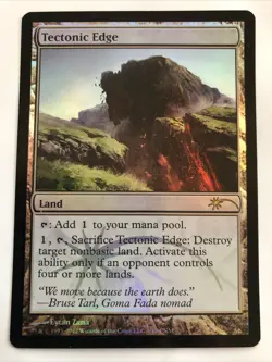 MTG FNM Promos Tectonic Edge Foil 3/12 MP - Image 1