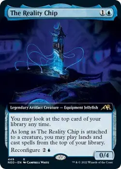 MTG Foil - The Reality Chip (Extended Art) - 449 / NM / English - Image 1