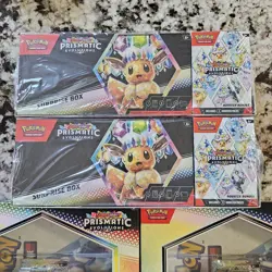 Sam’s Club Pokemon Prismatic Evolutions Bundle & Poster Collection LOT OF 4 NEW - Image 2